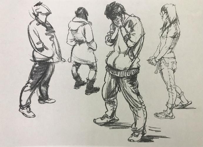 速写考级七级优秀试卷(a卷)评析(二)