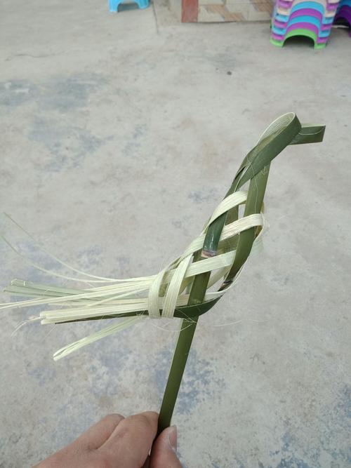 手工制作竹编小鸟