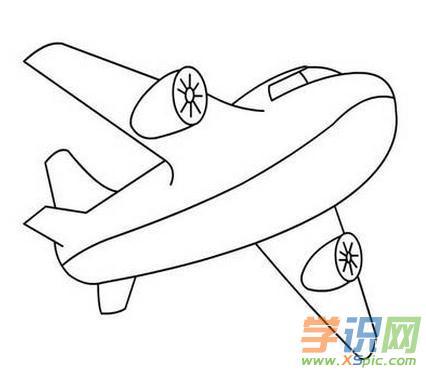 儿童画画大全简笔画飞机