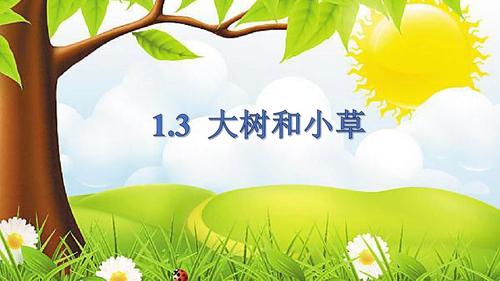 1.3大树和小草
