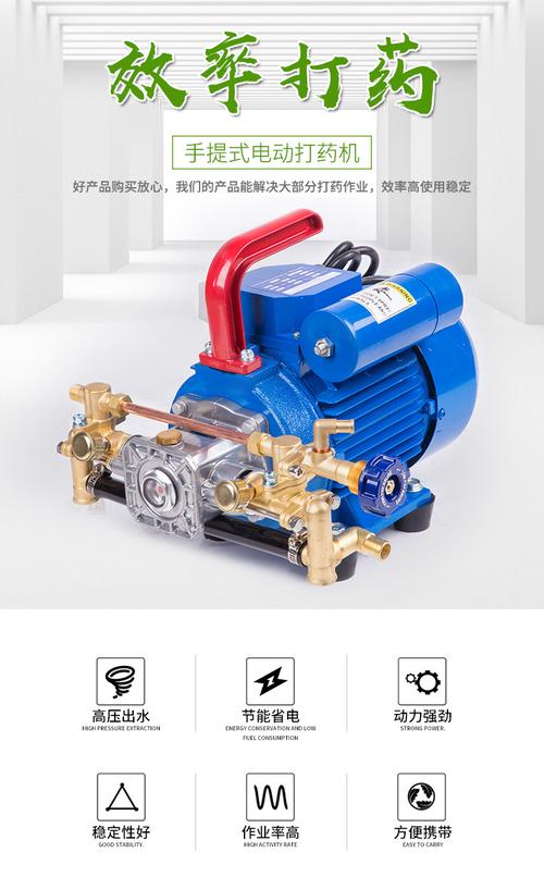 供应便携式手提高压打药机打药泵 农林田地喷雾机道路