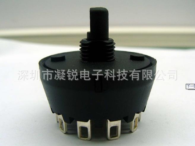 广东深圳旋转拨码开关 多脚 旋转开关 多档 大电流旋转开关 波段开关