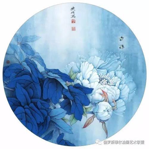 中国画家李晓明严谨精致的工笔花鸟画张张精彩