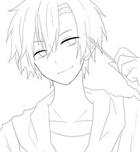 短发男生漫画图片