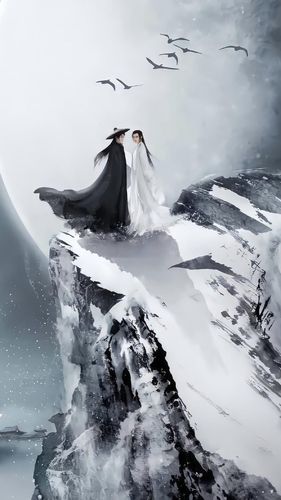 山河令古风手机壁纸,山河令手绘插画壁纸图片