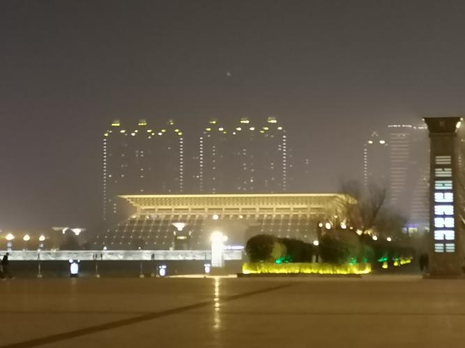 大年初三傍晚安阳市部分夜景