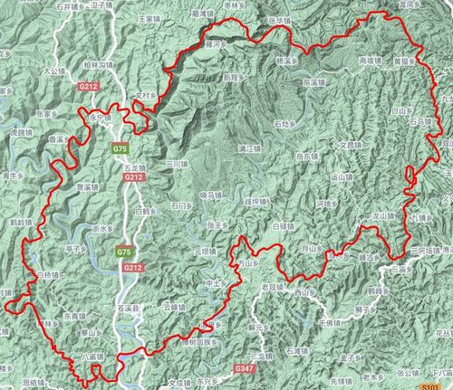 四川广元市的一个县,处在广元和南充之间,县城建在2个半岛上