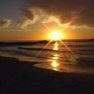 我要和你看每一场的日出和日落,风景头像图片-回车桌面