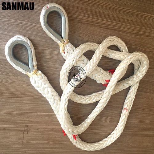 生茂厂家直销 高分子吊装绳 超高分子量聚乙烯绳 电力牵引绳