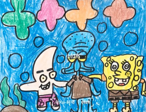 儿童画|水下的世界是怎样的呢_简笔画_简笔画教程_母婴