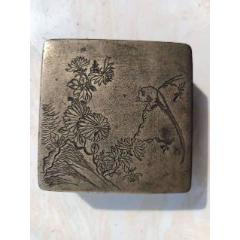 民国时期,刻铜墨盒精品,保真保老_信雅达旗舰店【7788