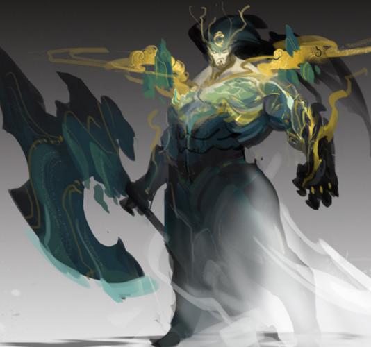 典韦岱宗4款设计稿曝光,对比完之后发现,天美果然选了个最丑的