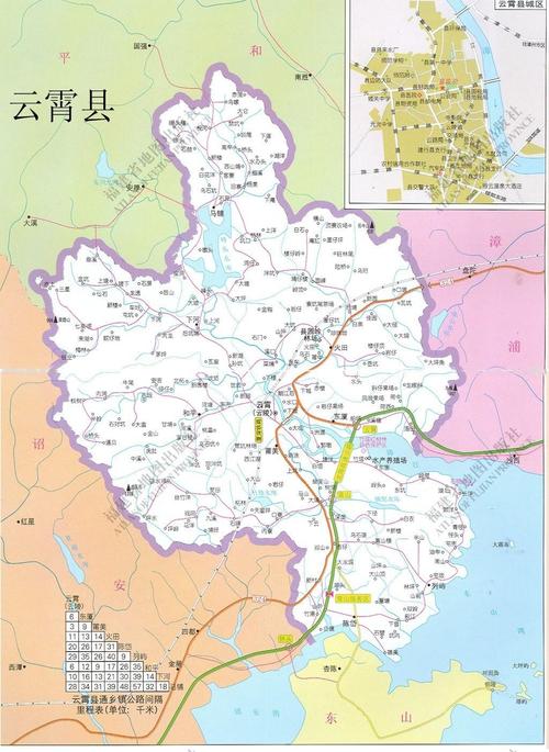 云霄县地图