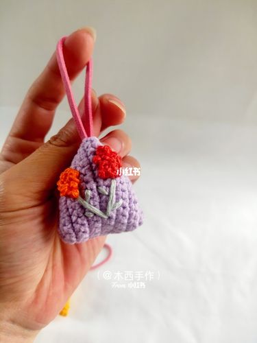 钩针端午香包(附图解)_端午_钩针_钩针编织_兴趣爱好