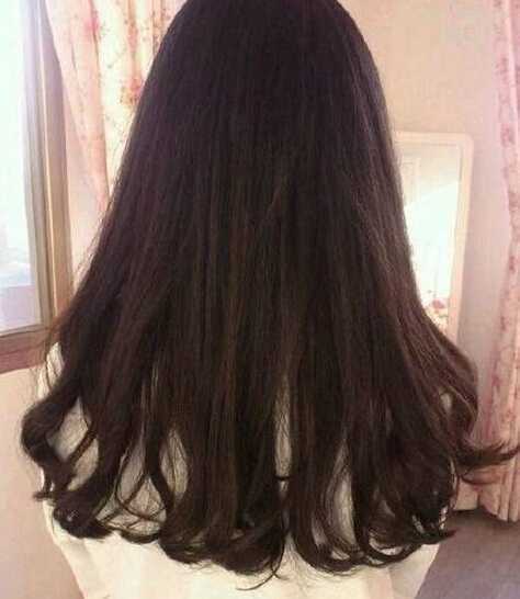 中长发背影女神让人心动的中长发背影图片