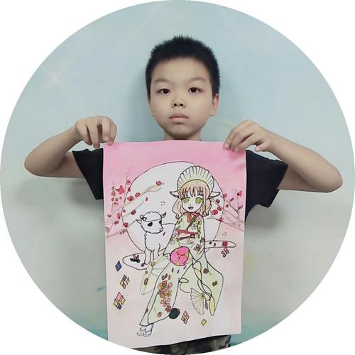 黄康平同学很勇于挑战自己,最近挑的都是高难度的画,虽然难度增加了