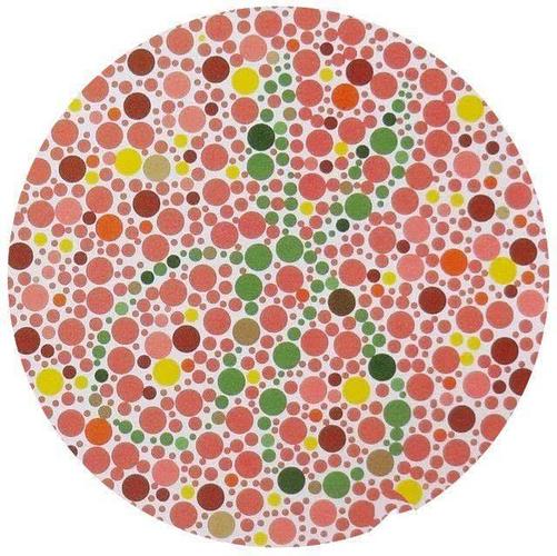 辨别色盲的4张测试图驾照体检经常遇到你能认出图4吗