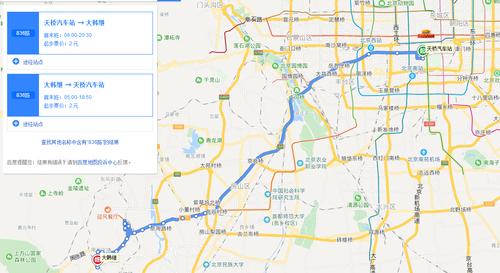 北京市836公交车线路图?