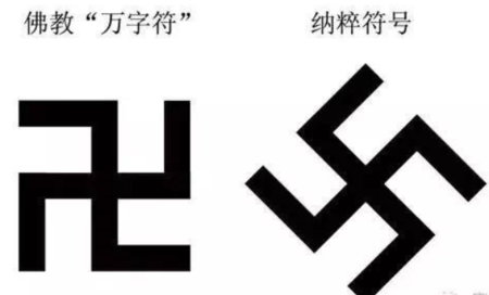 佛教标志与法西斯标志一样.