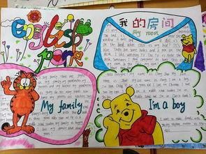 三年级英语关于我的家庭手抄报 三年级英语手抄报