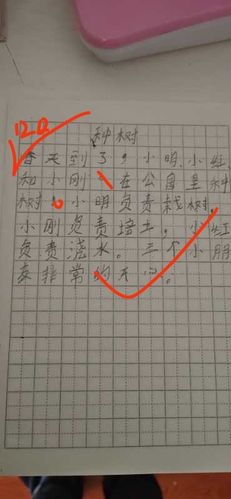 志成学校1905班--(看图写话)种树