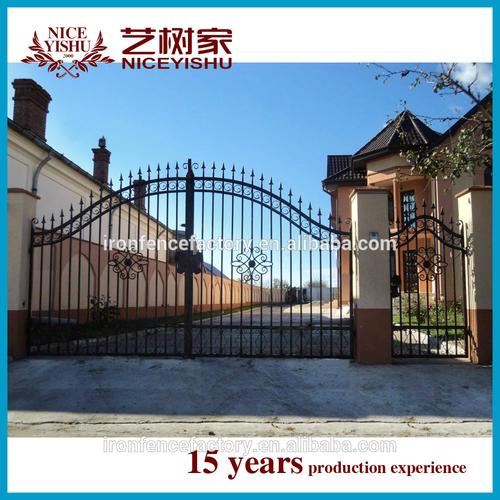 wrought iron gate/used wrought iron door gates/main gate designs