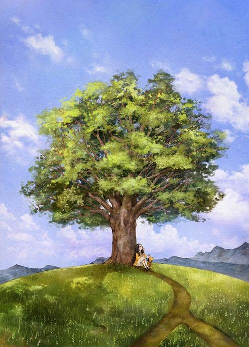 森林女孩日记树.girl - 堆糖,美图壁纸兴趣社区