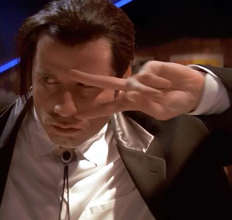 【图】约翰·特拉沃尔塔有舞蹈桥段的电影之低俗小说 男神成名之作