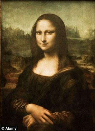 蒙娜丽莎背景图简笔画