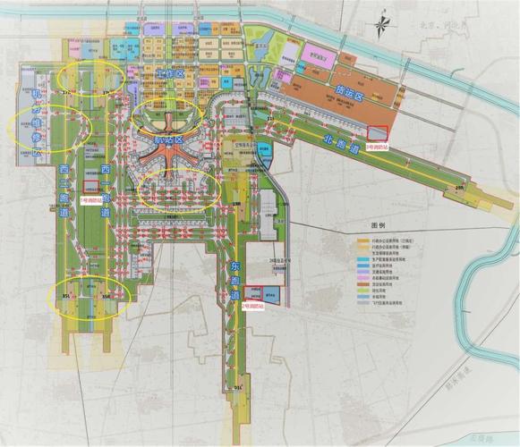 大兴机场飞行区平面图