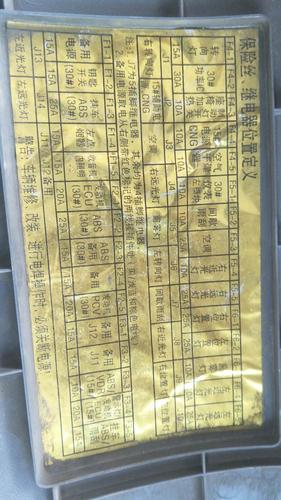 重汽豪沃-汽车保险盒