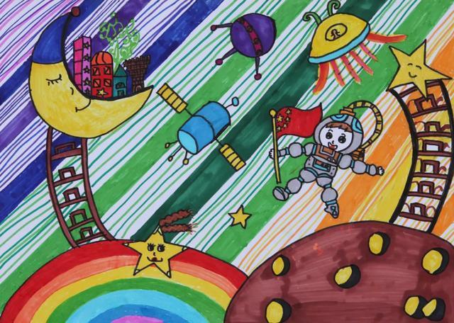 吉林市首届"童心筑梦"少儿美术作品展丨丨获奖作品线上展览(第六期)