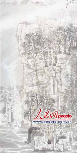 著名山水画家周石峰作品欣赏