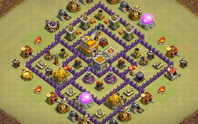 7本阵型布局推荐部落冲突