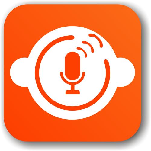 配音或录音logo标志设计