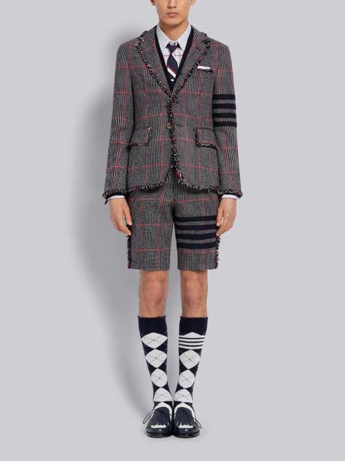 汤姆布朗尼thombrowne4条纹花呢短裤