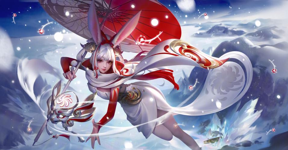 王者荣耀公孙离祈雪灵祝海报横屏