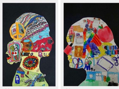 艺术创想课| "拼凑"出的肖像剪影