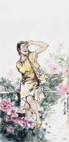 中国画名家——画家李玉泉人物画欣赏