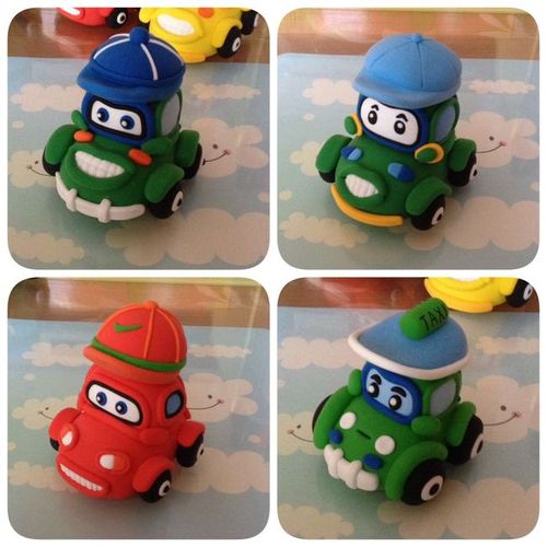 轻轻松松玩粘土:萌萌的小汽车