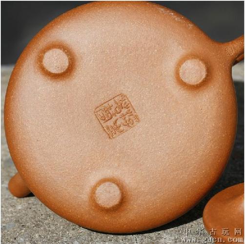 宜兴紫砂壶手工金降坡泥子冶石瓢壶