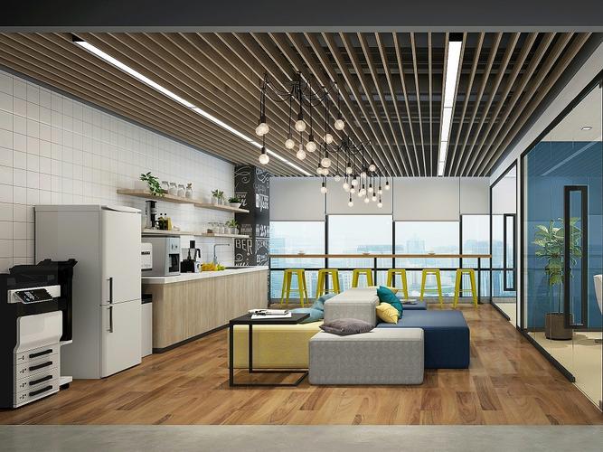 科技类企业深圳茶水间装修设计-文丰装饰