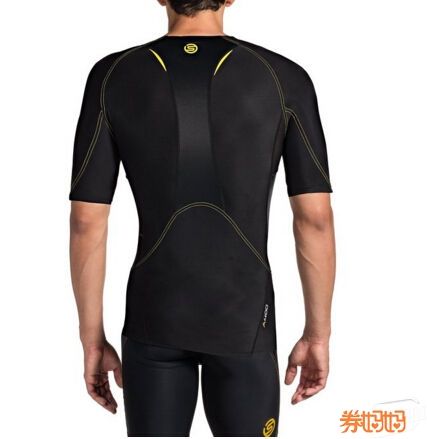 skins 思金斯 a400系列 男式短袖梯度压缩衣