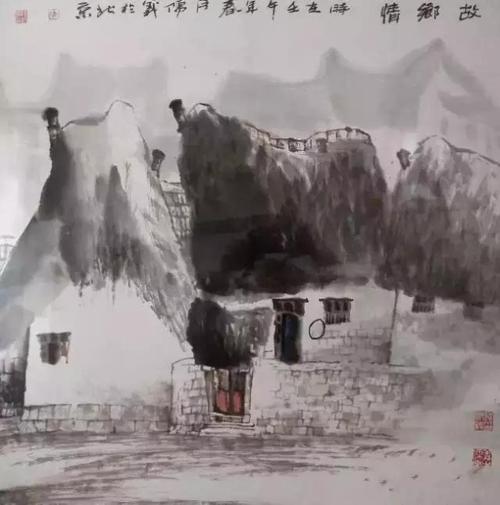 渔民的儿子 大海的画家 陈儒义水墨作品欣赏