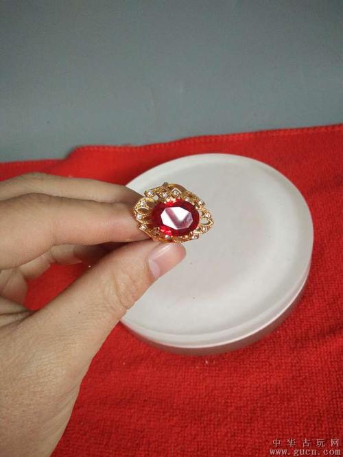 老凤祥18k天然红宝石戒指 - 中华古玩网 - 古董收藏,古玩收藏,古玩