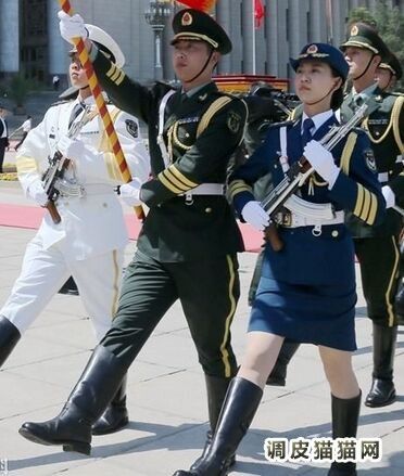 三军仪仗队女模特照片 阅兵仪仗队女模特是谁身份资料
