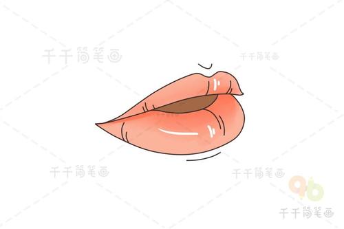 嘴巴简笔画教程