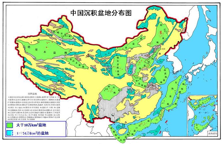 你可以看到选择大陆架可以,但沉积盆地是不是更准确?