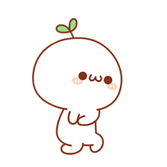 当然是长草颜团子了,白白胖胖的,头上一棵小草.