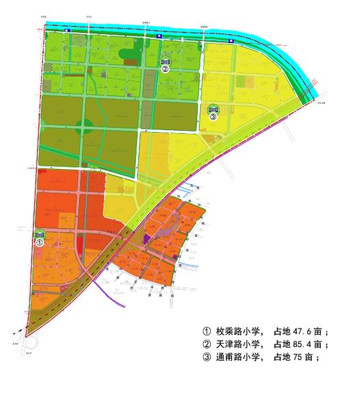 淮安市通甫路小学(新建) 施教范围为